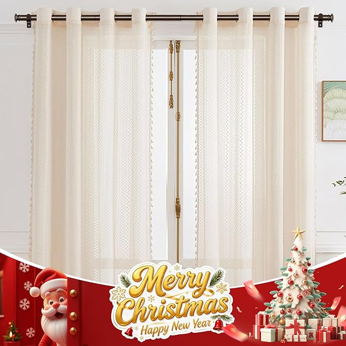 TONIAL Curtain Rods 32 to 86 Inch(2.6-7.2ft), Telescoping Splicing 3/4 Drapery Rods for Windows 54 to 82 Inch(4.5-6.8ft), Decorative Single Rod with Small Cap Finial, Bronze