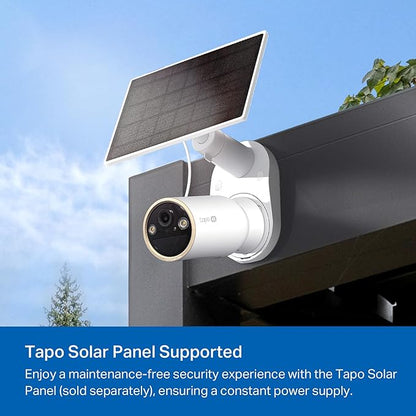 Tapo 4K Ultra HD Outdoor Battery Security Camera – Up to 200 Day Battery, Free Person/Vehicle Detection, Starlight Color Night Vision, Works w/Alexa and Google Assistant, MagCam 4K