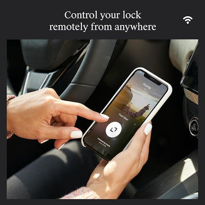 Level Bolt (Wi-Fi) Smart Deadbolt - Make Your Lock Smart & Keep Existing Hardware and Keys - Lock/Unlock from Anywhere - Level App for iOS & Android - Works with Apple Home, Alexa & Google Home