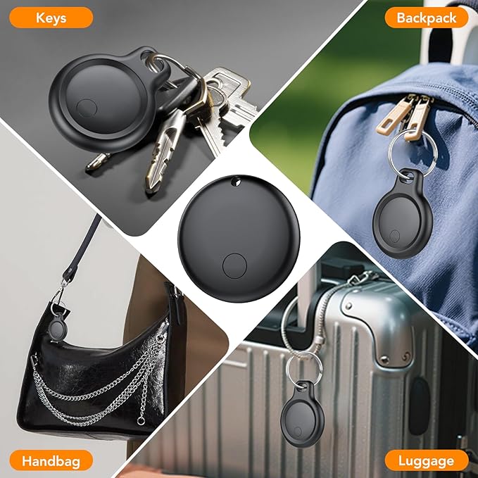 Android Tag Tracker 2 Pack, Bluetooth Tracker Tags, Work with Google Find My Device App (Android Only), Smart Tags for Luggage, Wallet, Vehicles, Keys (Not for iOS)