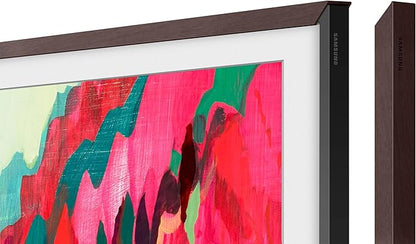 Samsung 85” The Frame Customizable Bezel (2025 Model), Magnetic, Quick and Easy Installation, VG-SCFF85BWBZA, Modern Brown