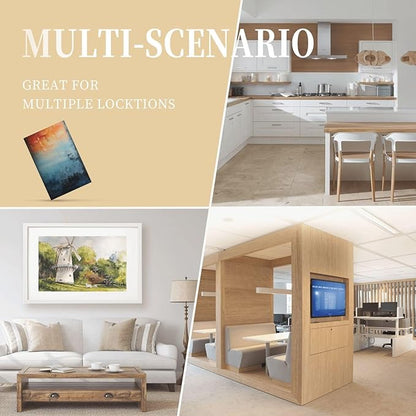 Blue Orange Abstract Modern Minimalist Oil Painting 1-Gang No Device Blank Wallplate Electrical Light Switch Covers Decorative Receptacle Face Plate Cover for Bathroom 5 X 3 IN