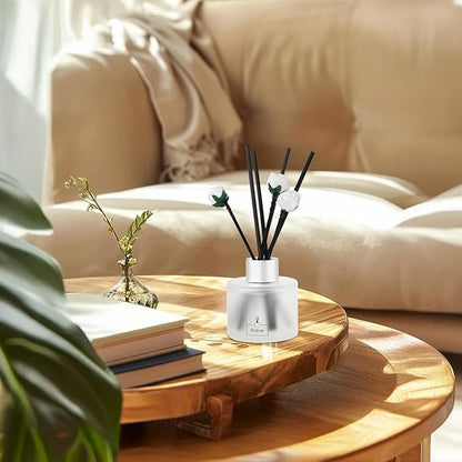 Brakula 2 Pack Reed Diffuser Set, Lavender Vanilla Scented, Home Fragrance with 14 Sticks Bathroom Decor, Reed diffusers for Home 6.76 fl oz (Lavender Vanilla)