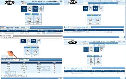 2-Outlet Remote Power Reboot Controller with Web GUI