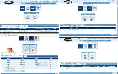 2-Outlet Remote Power Reboot Controller with Web GUI