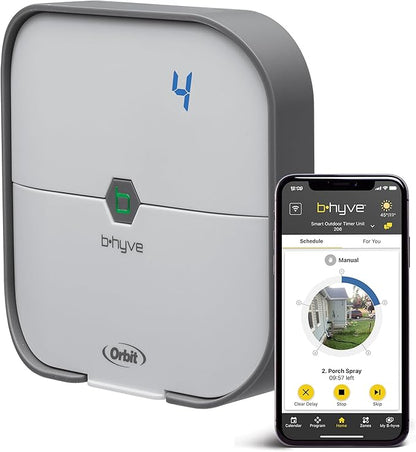 Orbit 57915 B-hyve 4-Zone Indoor Smart Sprinkler Controller