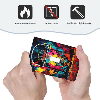 Colorful Graffiti Basketball Sport Basket Hippie 1 Gang Light Switch Covers Single Toggle Wall Plate Decorative Switchcover Electrical Switchplate for Country Bathroom Bedroom Decor