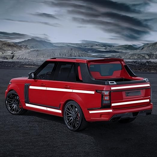 White Reflective Tape Outdoor Waterproof 2 inch, High Visibility Warning Industrial Marking Tape,Safety Stickers (11 feet)