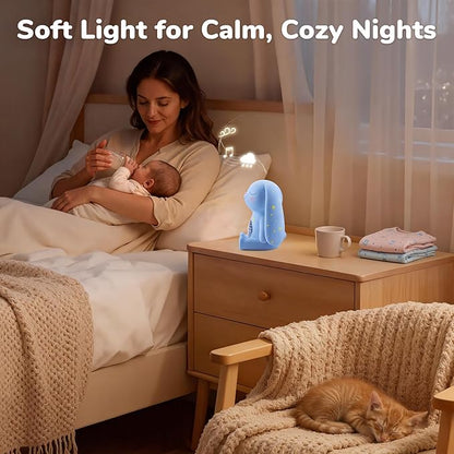 2025 Mom's Choice Awards | White Noise Sound Machine Baby – AI Cry Detection, 100 Soothing Sounds, App Control, Night Light, Sleep Trainer, Sound Machine for Sleep, Newborn Essentials, Alarm Clock