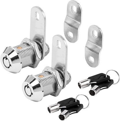 RV Storage Locks - Keyed Alike, 7/8' Fits 9/16' Max Door Thickness, Camper Trailer Cabinet Locks (2Pack)