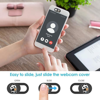 Laptop Camera Cover Slide, Computer Camera Cover, Camera Privacy Cover, Webcam Accessories for Laptop, iPhone, iPad, Computer, MacBook, Smartphones, Protective Covers for Personal Privacy Security