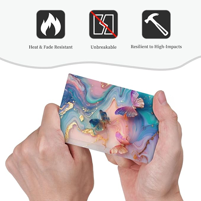 Colorful Marble Butterfly Gold Glitter Abstract Print Light Switch Cover Plate 1 Gang No Device Blank Electrical Wall Plates Faceplate Decorative Switch Plate for Bed Room Living Room Decor