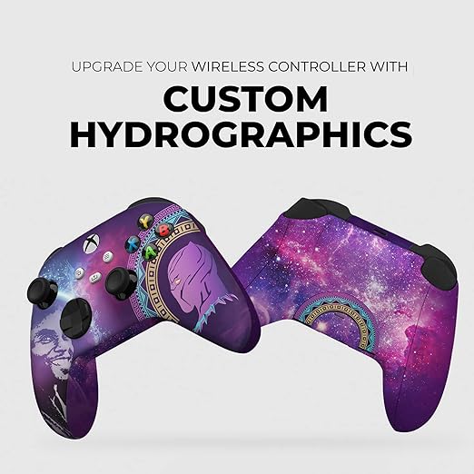 DreamController Blacckk Panther Custom X-box Controller Wireless compatible with X-box One/Series X/S Proudly Customized in USA with Permanent HYDRO-DIP Printing(NOT JUST A SKIN) (MODDED)