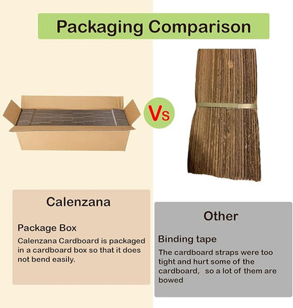 Calenzana 3.5x4.5 White Corrugated Cardboard Sheets, Flat Card Boards Inserts for Crafts, Packing, Shipping, Moving, Mailing, 200 Pack
