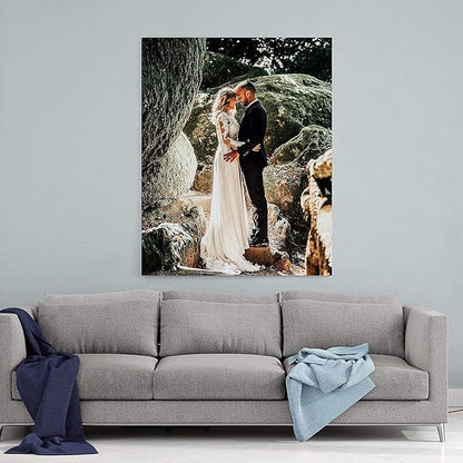 P&L ART. Personalized Custom Canvas Prints: Photo On Canvas Transform Your Photos into Stunning Framed Wall Art Digitally Printed Photo To Canvas Ideal for Home Decor Gifts Keepsakes Framed 8X10