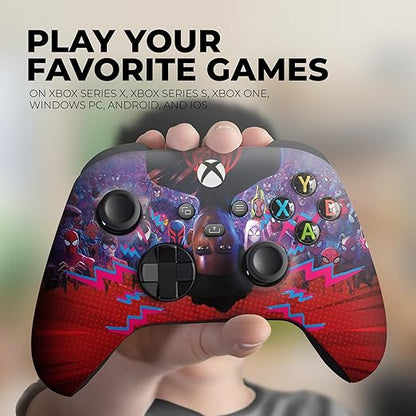 DreamController Milles Moralles Spiidervers Custom X-box Controller Wirelless compatible with X-box One/Series X/S Proudly Customized in USA I Permanent HYDRODIP (NOT JUST A SKIN)(MODDED)