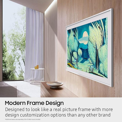 Samsung 50-Inch Class The Frame LS03F 4K QLED Smart TV (2025 Model) Slim Fit Wall Mount, Modern Frame Design, NQ4 AI Gen2 Processor, Art Mode, Artful Picture Quality, Samsung Vision AI, Alexa Built-in