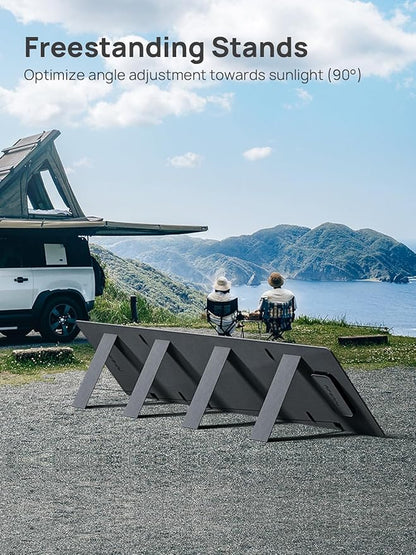 AFERIY Solar Generator P210 with 200W Solar Panel 2400W Portable Power Station 2048Wh | AC Output with 120V,2400W,Solar Generator for Home Use,Outdoor Camping,Power Outage, Camping,Emergencies