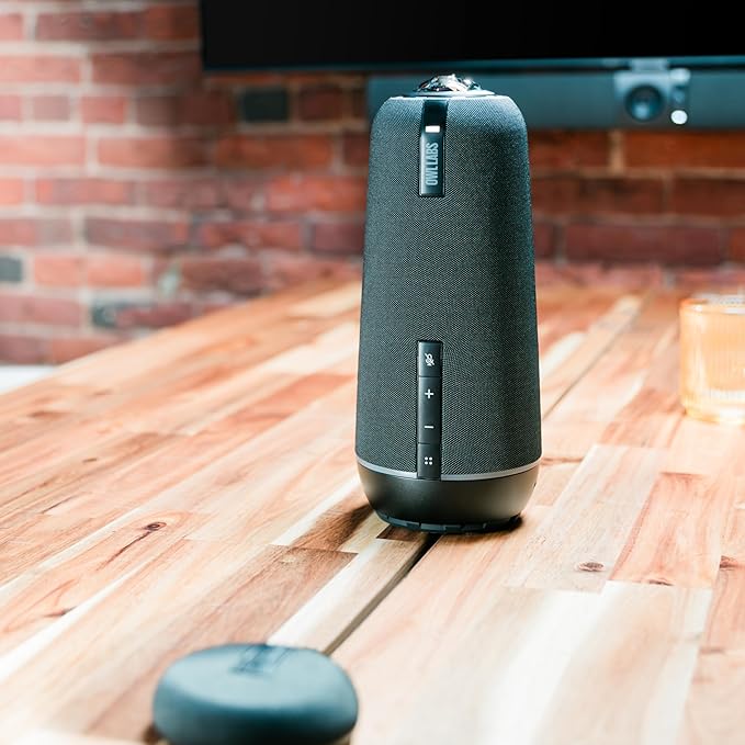 Owl Labs Expansion Mic for Meeting Owl 3 - Extend Audio Reach in Larger Spaces by 8 feet (2.5 Meters) in The Direction of The mic., Charcoal