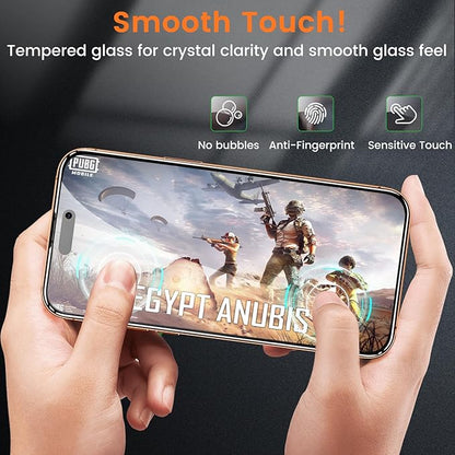 4 Pack Privacy Screen Protector for iPhone 17 Pro Max 6.9-Inch with 4 Pack Camera Lens Protector, Anti Spy Tempered Glass Film 9H Hardness Bubble Free Case Friendly