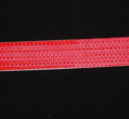 Red Reflective Tape Outdoor Waterproof 2 inch Wide, High Visibility Warning Industrial Marking Tape, Safety Stickers (68 feet,5 Rolls)