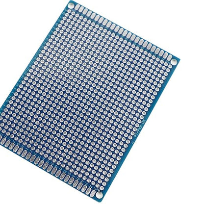 24 Pcs(3x7cm) Double Sided PCB Board Prototype Kit Soldering 2 Colour Universal Printed Circuit Board for DIY Soldering and Electronic Project