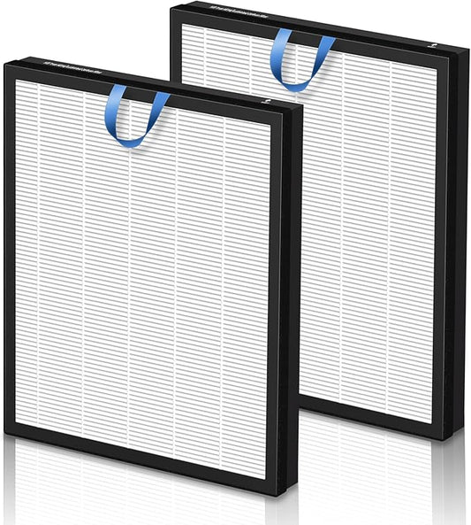 Vital 200S Replacement Filter for LEVOIT Vital 200S and Vital 200S-P Air Purifier, True HEPA and High-Efficiency Activated Carbon Filter, Vital 200S-RF, 2 Pack, White