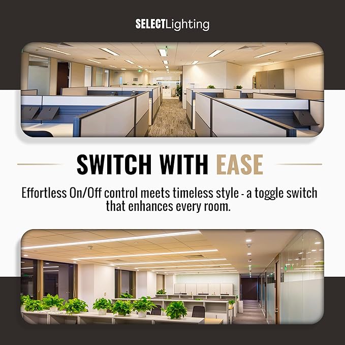 Select 15A 120V AC 3-Gang Toggle Switch, Vintage Satin Nickel Plated Single Pole 3 Way Compatible Wall Mount Toggle Switch, Included Faceplate & Switch Module, UL Listed