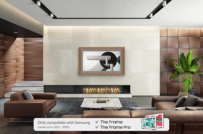 Contemporary Bronze 75" Premiere Deco TV Frame - Compatible ONLY with Samsung The Frame TV and Pro TVs (Fits 2021-2025, LS03A, LS03B,LS03C,LS03D,LS03FA,LS03FW)