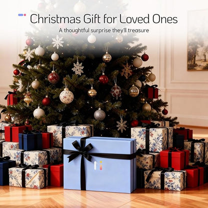 NexFoto 24 Inch Touchscreen Digital Picture Frame Large, WiFi Electronic Photo Frame 64GB, Add Pics from Google Photos, Upload Photos/Videos via App/USB, for Mom/Grandparents, Black