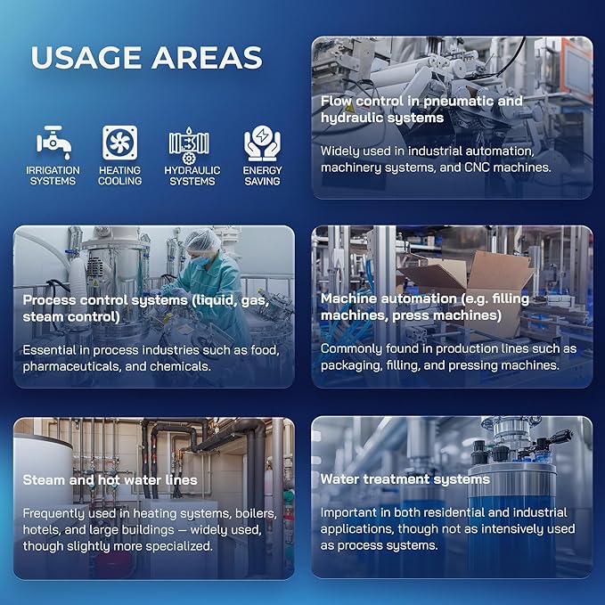 UNOX 1/2" NPT Solenoid Valve 110V AC, Brass Control Valve Normally Closed - 7-232 PSI Multi-Purpose Reliable Control Valve for Water, Air, and Gas - Solenoid Valves