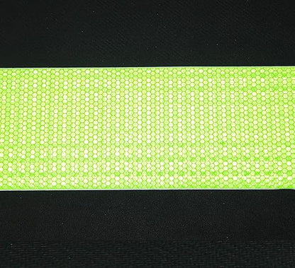 Green Reflective Tape Outdoor Waterproof 3 inch Wide, High Visibility Warning Industrial Marking Tape, Safety Stickers (68 feet,3 Rolls)