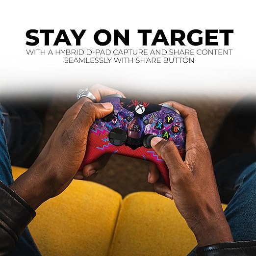 DreamController Milles Moralles Spiidervers Custom X-box Controller Wirelless compatible with X-box One/Series X/S Proudly Customized in USA with Permanent HYDRO-DIP (NOT JUST A SKIN)