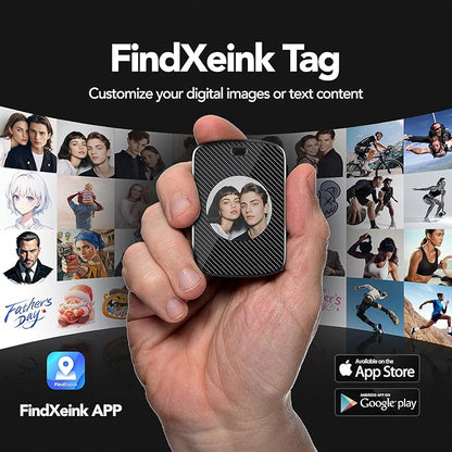 Photo Keychain,Picture Keychain,E-Ink Custom Photo Keychain with FindMy Tracker and Custom Design Color Photo,Text,Item Locator for Key,Pets,Luggages,iOS 14.0 and Up,Great Gift for Family and Friends