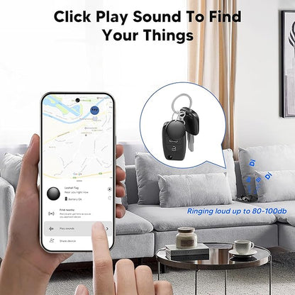 Tracker Tag for Android Smart Tag（Not for iOS） Tracker Tags-4 Pack Android Work with Google Find Hub App Key Finder Bluetooth Tracker Item Locator for Purse, Keys, Luggage, Backpack, Pets，etc.