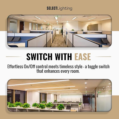 Select White Brass Dimmer Light Switch, 1 Way Rotary Dimmer, 3 Gang TRIAC/Leading Edge Dimmable LED Light Switch, 15A 120V AC with Brass Knob, Faceplate & Dimming Module, UL Listed