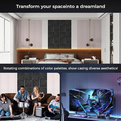 12 Pack Large Soundproof Wall Panels, 12 x 12 x 0.47 in Sound Proof Foam Panels for Walls, 1.2lb/ft³ High Density, Thicker 0.47in, Acoustic Panels, Sound Dampening Panels Camel