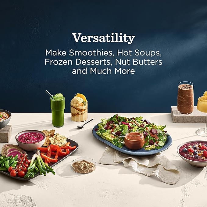 Vitamix Ascent X2 Blender with Three Blending Programs, Self-Cleaning Program, Professional-Grade Blender for Smoothies, Soups and More, Stainless-Steel Blades, 48 Oz Container, Shadow Black