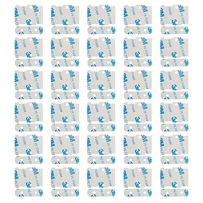 Double-Sided Adhesive Replacement for SimpliSafe Entry Sensors – 60 Pre-Cut Tape (30 for Sensors, 30 for Magnets) – Durable & Dependable Bond for Secure, Long-Lasting Hold