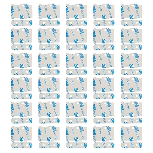 Double-Sided Adhesive Replacement for SimpliSafe Entry Sensors – 60 Pre-Cut Tape (30 for Sensors, 30 for Magnets) – Durable & Dependable Bond for Secure, Long-Lasting Hold