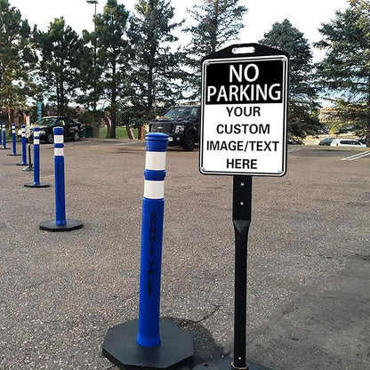 No Parking Signs Custom Parking Sign for Parking Lots Business and Schools Outdoor Use Aluminum Metal Decor 12x8 Inches