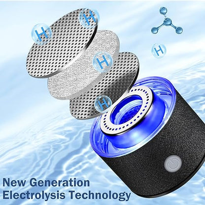 2025 New Hydrogen Water Generator Bottles, Portable Hydrogenated Water Bottle with SPE PEM Technology, 420ml Hydrogen Water Bottle Generator, Rechargeable Ionizer Machine for Home, Office, and Travel