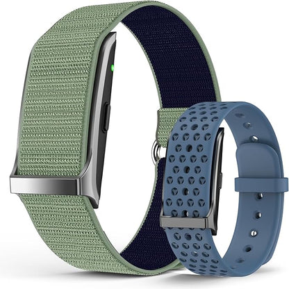 Smart Bracelet, Wearable Activity & Fitness Tracker Band, 24H Sleep Tracker, All-Day Continuous Heart Rate Blood Pressure Stress HRV Monitor, 173 Sport Modes Smart Wristband with 2 Bands, Free APP