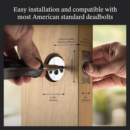 Level Bolt (Wi-Fi) Smart Deadbolt - Make Your Lock Smart & Keep Existing Hardware and Keys - Lock/Unlock from Anywhere - Level App for iOS & Android - Works with Apple Home, Alexa & Google Home