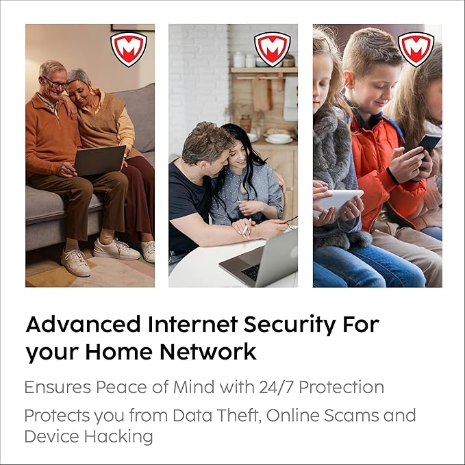 SafeHome– Plug-n-Play Home Firewall | Built-in High-Speed Wi-Fi | 4.3 Gbps | 3000 Sq.Ft Coverage | Parental Controls, Malware & Phishing Protection and Web Filtering | Cybersecurity for Smart Homes