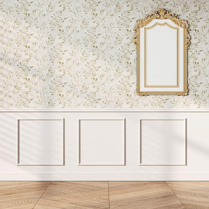 Peel and Stick Wainscoting Panels Kit, 3 Sets 20''x20'' Premade Wall Molding Peel and Stick Panels for Interior Wall Trim, Easy DIY Wainscoting Panels Peel and Stick Decor