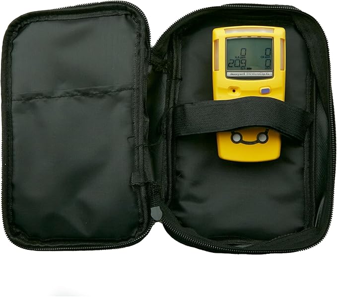 ITSPWR Bundle Containing: BW Technologies MCXL-XWHM-Y – 4 Gas Detector, O2, CO, H2S, LEL, Portable, Long Runtime, IP68, and ITSPWR Carrying Case