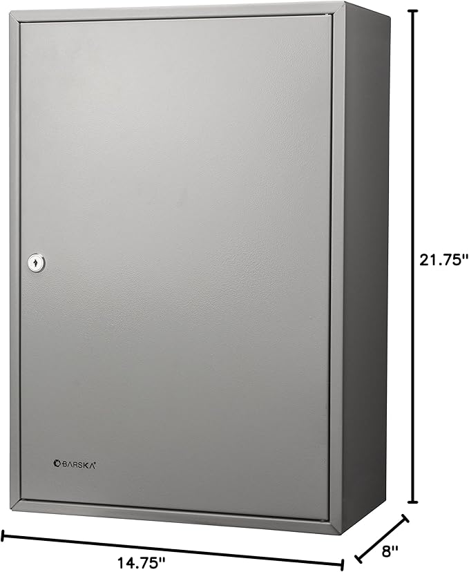 BARSKA Large Key Cabinet with Key Lock (300 Position Key Cabinet)