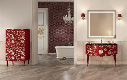 Krugg | Square 36 Inch X 36 Inch LED Bathroom Mirror | Lighted Vanity Mirror Includes Dimmer & Defogger | Wall Mount Vertical or Horizontal Installation