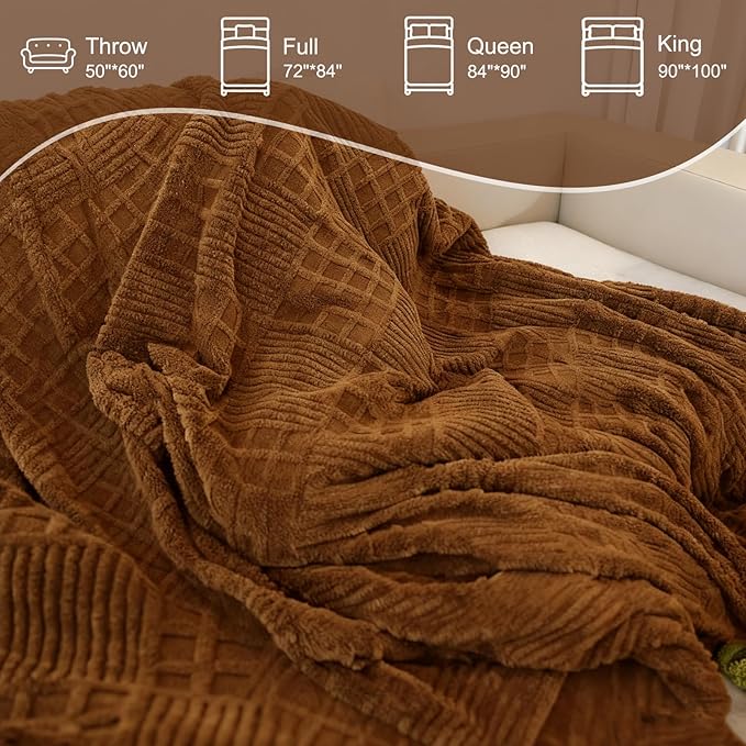 Heated Blanket Electric King,Waffle Heating Blanket with 12 Heat Levels, Fast Heating Blanket with 1-12H Timer Settings, Overheat Protection with ETL & FCC for Home Office Sofa-90"x100"